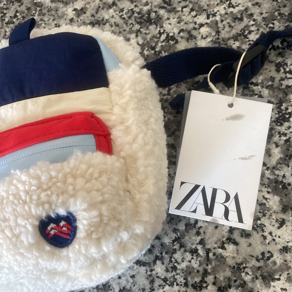 NWT ZARA fleece bag - Picture 6 of 11